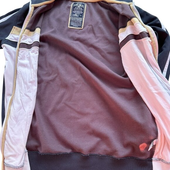 Vtg Ecko Unltd Track Jacket Blue Collared Full Zip Mens L Hip Hop Y2K Streetwear - Picture 5 of 13